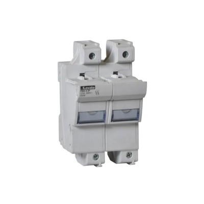Lovato Electric 100A Base Mount Fuse Holder, 2P-Pole for 22 x 58 mm, 690V ac FB03A2P