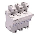 Lovato Electric 100A Base Mount Fuse Holder 3-Pole for 22 x 58 mm Fuse Size 690V AC FB03A3P