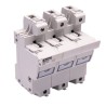 Lovato Electric 100A Base Mount Fuse Holder 3-Pole for 22 x 58 mm Fuse Size 690V AC FB03A3P