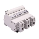 Lovato Electric 100A Base Mount Fuse Holder 3-Pole for 22 x 58 mm Fuse Size 690V AC FB03A3P