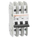 Lovato Electric Miniature Circuit Breaker 3-Pole 25A Type C 400V AC 125V DC 10kA Breaking Capacity P1MB