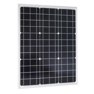 Phaesun 50 W Photovoltaic Solar Panel 12 VDC Mono Crystalline 72 Cells Tempered Glass 650x505x35 mm 310200