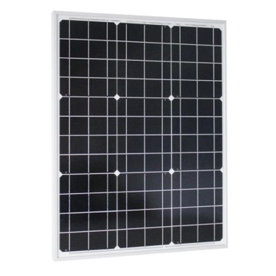 Phaesun 50 W Photovoltaic Solar Panel 12 VDC Mono Crystalline 72 Cells Tempered Glass 650x505x35 mm 310200