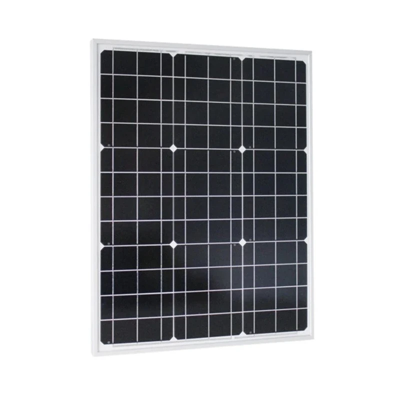 Phaesun 50 W Photovoltaic Solar Panel 12 VDC Mono Crystalline 72 Cells Tempered Glass 650x505x35 mm 310200
