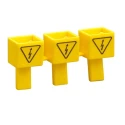 Lovato Electric Contactor Accessory Kit of 3 Insulating Caps for Unused Bar Terminals BRU3V