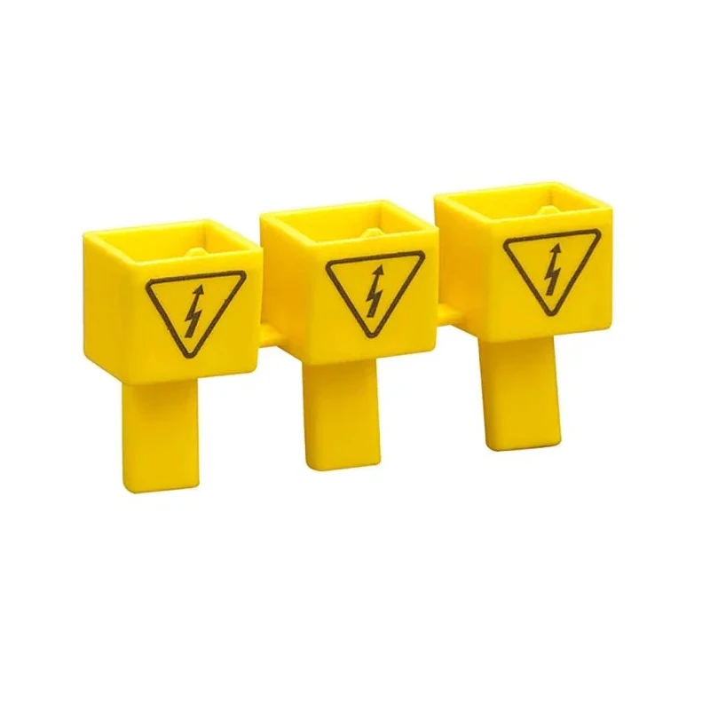 Lovato Electric Contactor Accessory Kit of 3 Insulating Caps for Unused Bar Terminals BRU3V