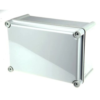 Fibox SOLID PC Series Polycarbonate Enclosure Grey Lid, IP67, IK09, IK08, 130 mm x 278 mm x 188 mm PC 2819 13 G ENCLOSURE