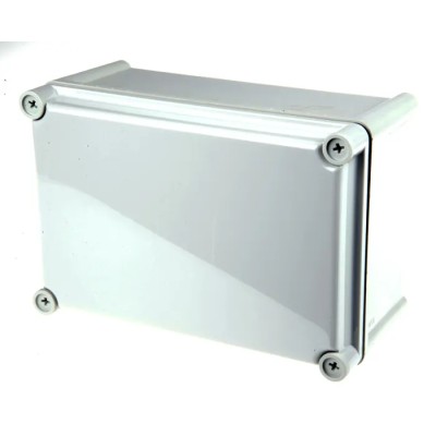 Fibox SOLID PC Series Polycarbonate Enclosure Grey Lid, IP67, IK09, IK08, 130 mm x 278 mm x 188 mm PC 2819 13 G ENCLOSURE