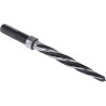 RS PRO Morse Taper Shank High-Speed Steel (HSS) Reamer Bit 10mm Diameter 127mm Overall Length 188-2501