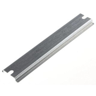 Fibox Steel Unperforated DIN Rail 160 mm x 35 mm x 8 mm EKV 12 DIN-35 RAIL