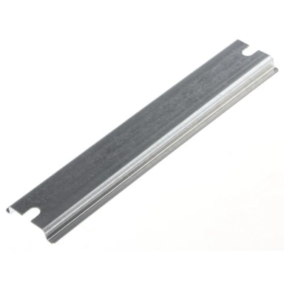 Fibox Steel Unperforated DIN Rail 160 mm x 35 mm x 8 mm EKV 12 DIN-35 RAIL