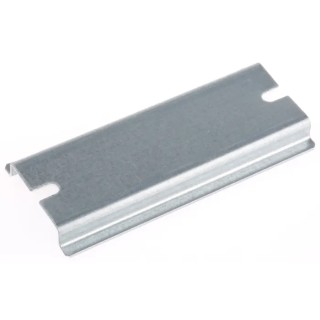 Fibox Steel Unperforated DIN Rail 80 mm x 35 mm x 8 mm B-3 DIN-35 RAIL