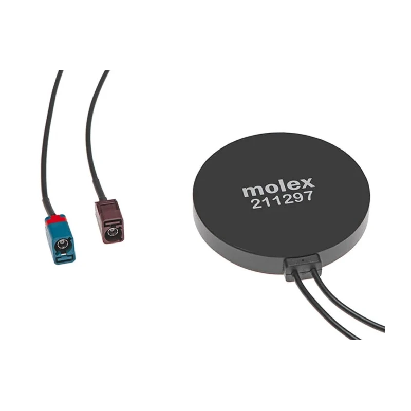 Molex Puck Omni-Directional Antenna 824-2690 MHz with FAKRA Connector 3m Lead 211297-3000