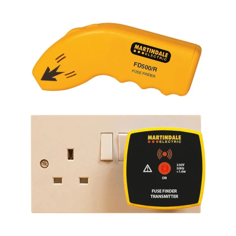 Martindale Analogue Fuse Finder Kit , Cable Detection Depth 100mm, 70 Hz Frequency, Maximum Safe Working Voltage 230 V FD500