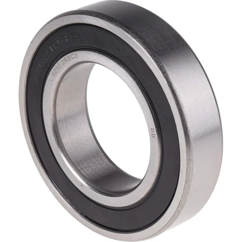 RS PRO Sealed Single Row Deep Groove Ball Bearing 50 mm ID 90 mm OD 20 mm Width C3 Clearance 6210-2RS/C3