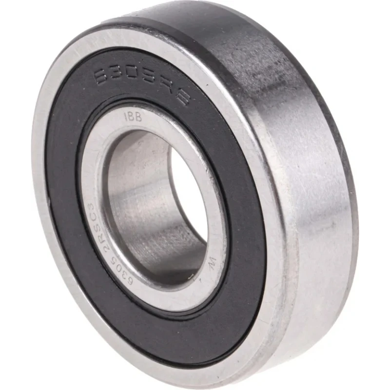 RS PRO Single Row Deep Groove Ball Bearing 25 mm ID, 62 mm OD, 17 mm Width, Steel Cage and Balls, Sealed, C3 6305-2RS/C3