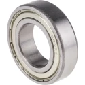 RS PRO Single Row Deep Groove Ball Bearing 25 mm ID, 47 mm OD, 12 mm Width, Shielded, C3 Clearance 6005-2Z/C3