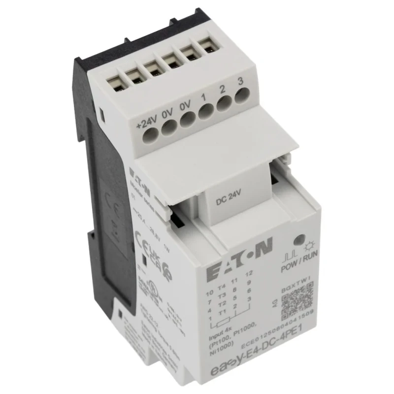 Eaton EasyE4 Series Module 4-Input Analogue Input 24V DC DIN Rail Mount EASYE4