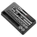 Facom 20-Piece 3/8 inch 6 Point Socket Set with Bright Chrome Finish MOD.JL171-36