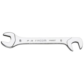 Facom Double Ended Open Spanner Metric Size 5.5 mm Satin Chrome Finish 75mm Overall Length 34.5.5