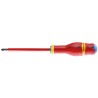 Facom Insulated Screwdriver with PZ3 Tip, 125mm Blade, Bi-Material Handle, VDE/1000V Approved ATD3X150VE