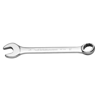 Facom Combination Spanner 10 mm, 103mm Overall Satin Chrome Finish 12 Points 15° Offset Angle 39.10