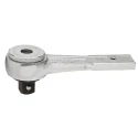 Facom Chrome Vanadium Steel 1/2 in Ratchet with Ratchet Handle, Round Head Shape, 55mm Overall Length S.152