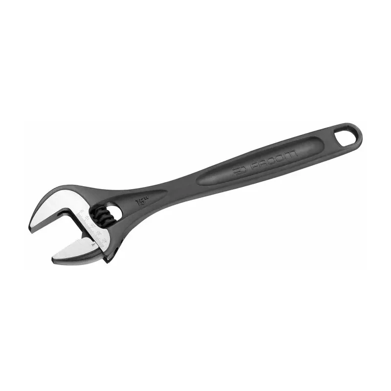 Facom Adjustable Wrench 44 mm Jaw Capacity 380 mm Overall Length Metal Handle 113A.15T