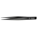Facom Carbon Steel Pointed Tweezer 130mm Anti-Magnetic Black Finish 140.AAW13