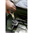 Facom 1-Piece Circlip Plier 145mm Overall Length Bent Nose ESD Safe 167A.13