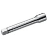 Facom 3/8 in Square Drive Extension Bar, Chrome Finish, Steel, 125mm Overall Length J.210