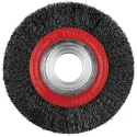 RS PRO Abrasive Wire Abrasive Brush 125 mm Diameter Steel Bristle, Maximum Safe Speed 8500rpm 188-4114