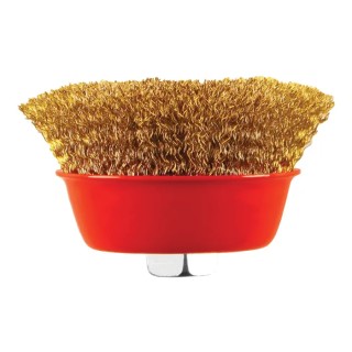 RS PRO Steel Crimp Wire Abrasive Brush 10 mm Diameter, 75 mm Face Width, Maximum Safe Speed 12500rpm 188-4115