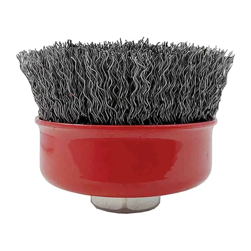 RS PRO Steel Crimp Wire Abrasive Brush 10 mm Diameter, 75 mm Face Width, Maximum Safe Speed 12500rpm 188-4115