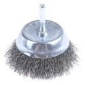RS PRO Steel Crimp Wire Abrasive Brush 6 mm Diameter, Face Width 75 mm, Shank Fixing, Max Speed 4500rpm 188-4126