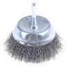 RS PRO Steel Crimp Wire Abrasive Brush 6 mm Diameter, Face Width 75 mm, Shank Fixing, Max Speed 4500rpm 188-4126
