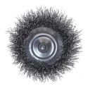 RS PRO Steel Crimp Wire Abrasive Brush 6 mm Diameter, Face Width 75 mm, Shank Fixing, Max Speed 4500rpm 188-4126