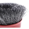 RS PRO Steel Crimp Wire Abrasive Brush 14 mm Diameter, Brass-Dipped Steel Bristles, 75 mm Face Width, 4500 rpm 188-4127