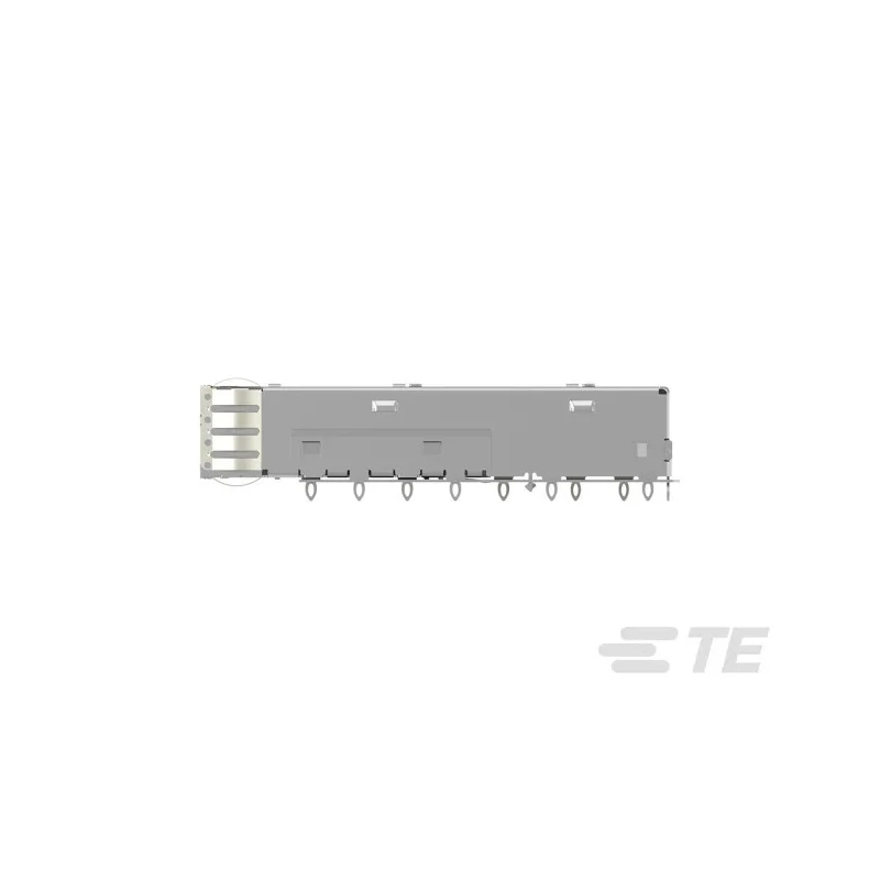 TE Connectivity ZSFP+ Cage Connector Accessory Up to 28 Gbps NRZ and 56 Gbps PAM-4 Data Rates 2349050-1