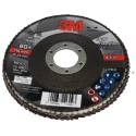 3M Zirconia Aluminium Flap Disc, 115 mm Diameter, Fine Grade P80 Grit, Polyester Backing, Model 7100196789