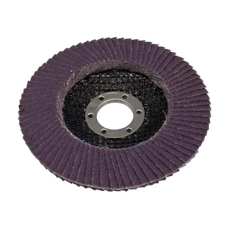 3M Zirconia Aluminium Flap Disc, 115 mm Diameter, Fine Grade P80 Grit, Polyester Backing, Model 7100196789