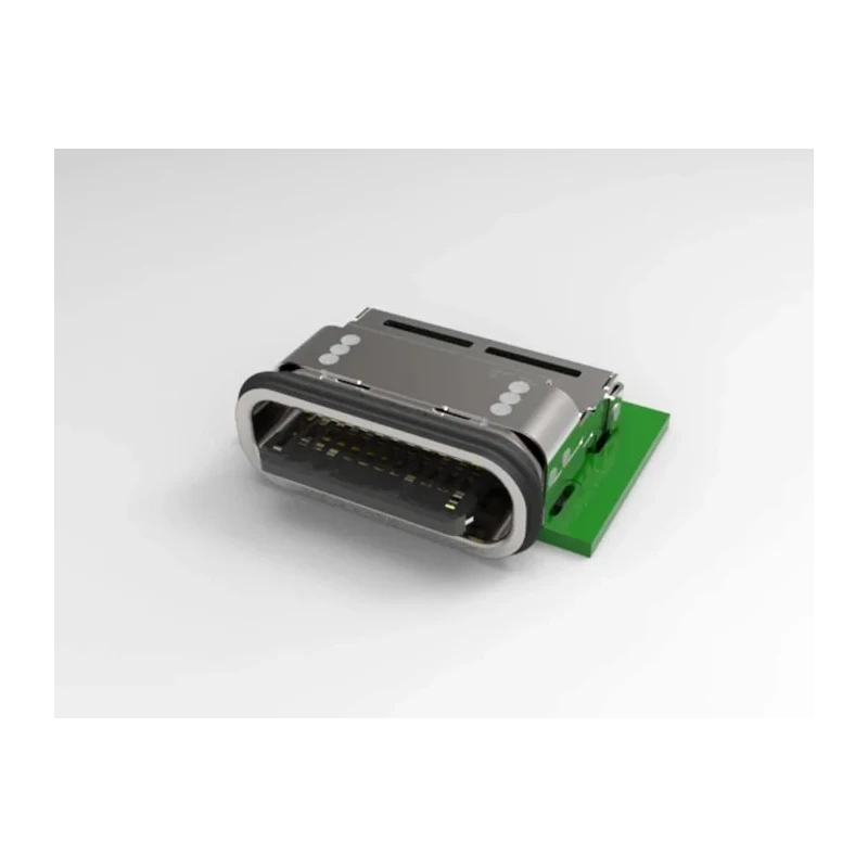TE Connectivity Right Angle Surface Mount Female USB Type C Connector 1 Port 5A 30V IP68 2305018-2