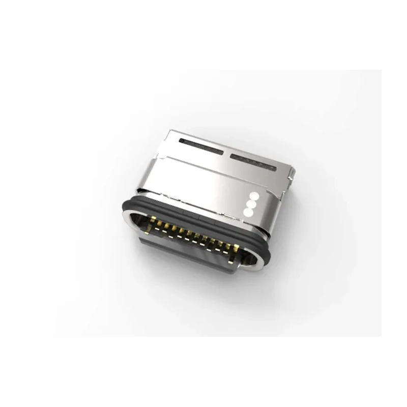 TE Connectivity Right Angle Surface Mount Female USB Type C Connector 1 Port 5A 30V IP68 2305018-2