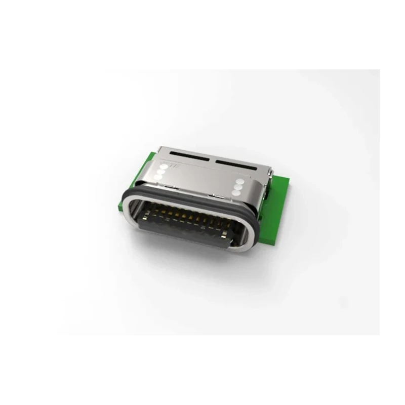 TE Connectivity Right Angle Surface Mount Female USB Type C Connector 1 Port 5A 30V IP68 2305018-2