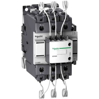Schneider Electric TeSys LC1DWK 3-Pole Reversing Contactor 220V AC Coil 888A Operational Current LC1DWK12M7