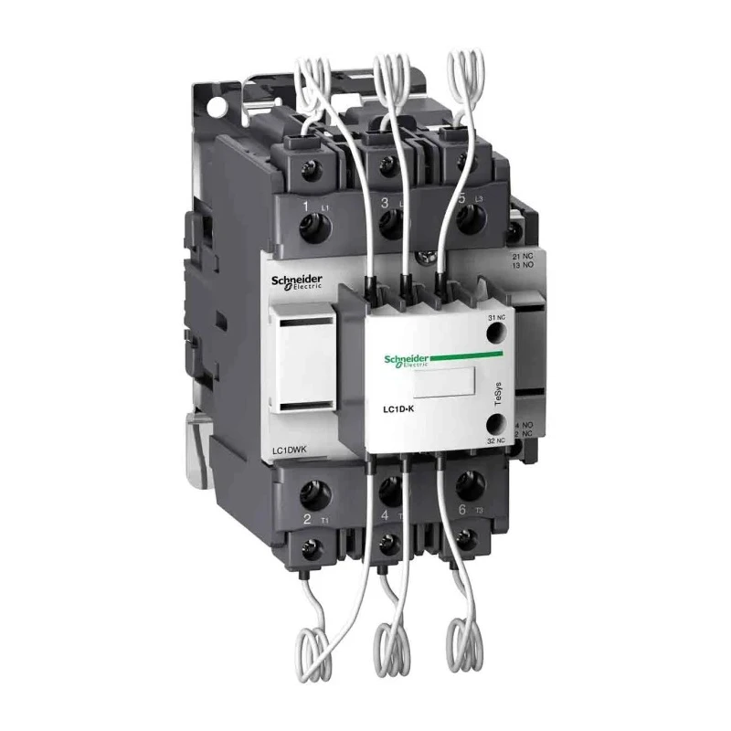 Schneider Electric TeSys LC1DWK 3-Pole Reversing Contactor 220V AC Coil 888A Operational Current LC1DWK12M7