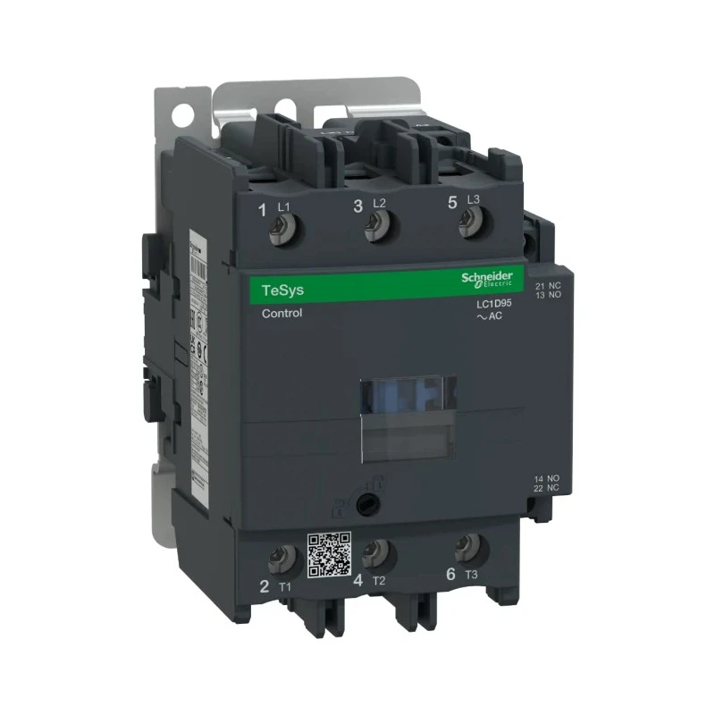 Schneider Electric TeSys D Contactor, 110V AC Coil, 3-Pole, 125A, 45kW, 3 NO, 300 V DC, 1000V AC LC1D95F7
