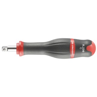 Facom Nut Driver, 1/4 in Square Tip, 125 mm Stainless Steel Blade, 130 mm Overall Length R.236CA