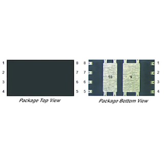 Vishay Common Drain TrenchFET 3 Type P, Type N-Channel MOSFET, 30 A, 200 V Enhancement, 10-Pin Triple Die SQUN702E-T1_GE3