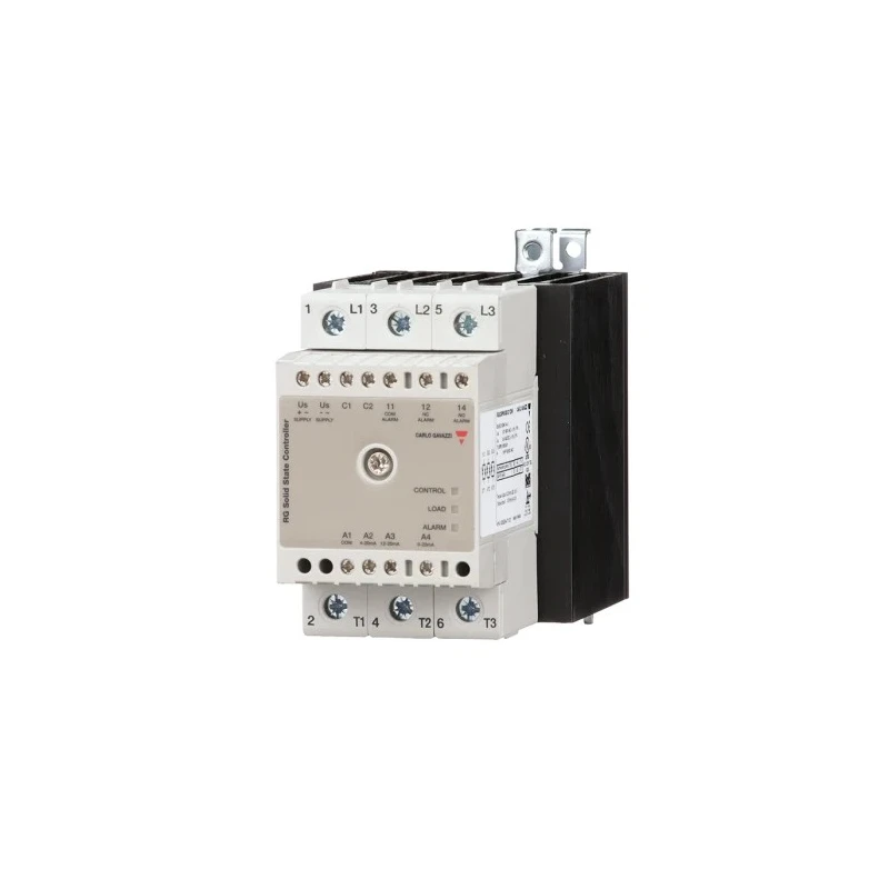Carlo Gavazzi Solid State Relay RGC3P Series, 37 A Load, DIN Rail Mount, 660 V ac Load, 10 V dc Control 